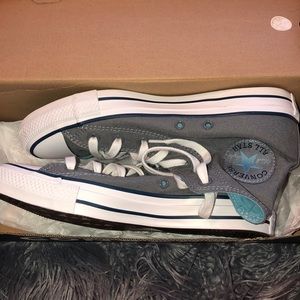 Grey High Top Converse